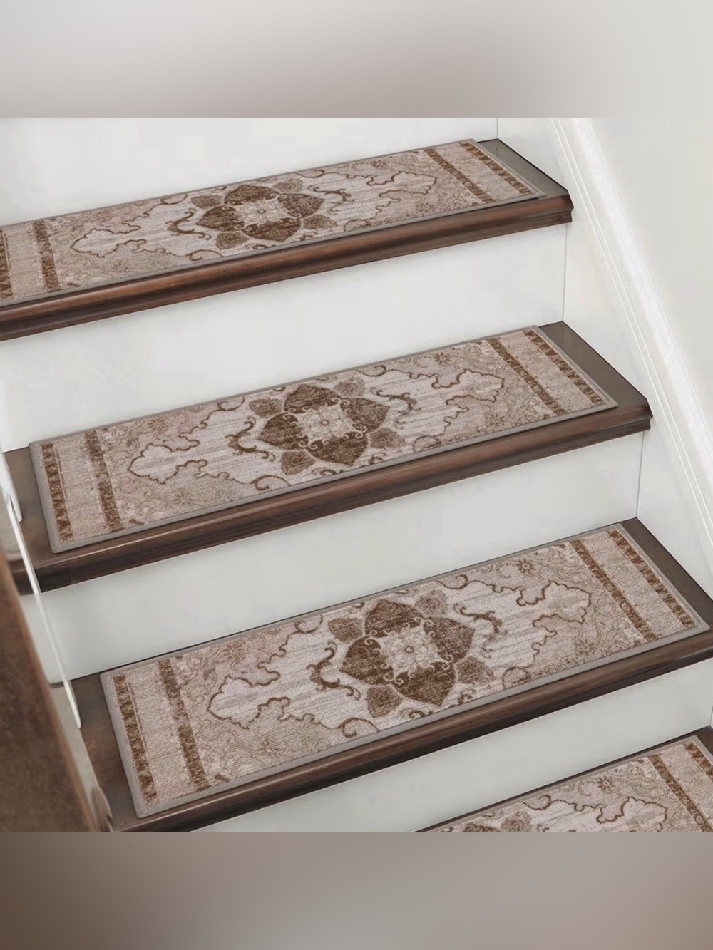BEQHAUSE Stair Treads for Wooden Steps Non-Slip Indoor Stair